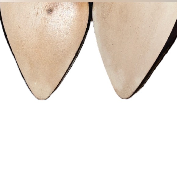 Belle by Sigerson Morrison | Veda Black D'Orsay Woven Leather Flats - Picture 6 of 7